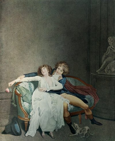 The Dispute of the Rose by Louis Leopold Boilly